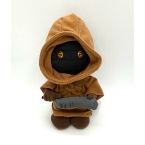 Star Wars Jawa Plush Underground Toys 9" Brown Hooded Plush w Blaster Tested